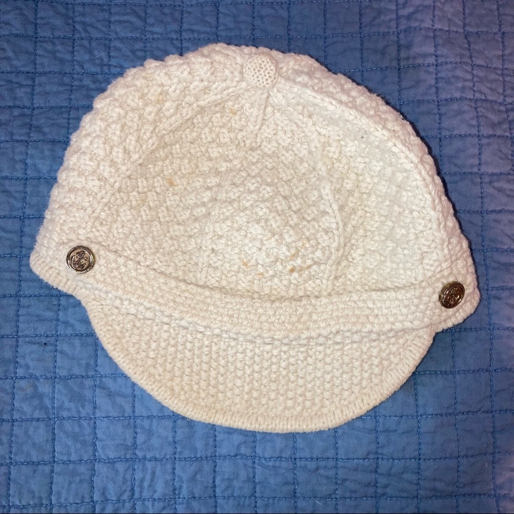 White Sweater Hat